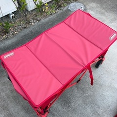 コールマン　アウトドアワゴン　いまならテーブル付き！の画像