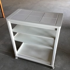 キッチンワゴン　ラック　棚　中古品の画像