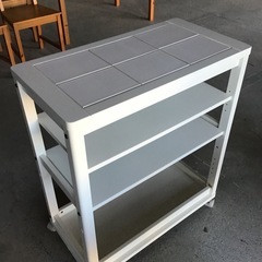 キッチンワゴン　ラック　棚　中古品の画像