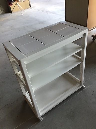 キッチンワゴンラック棚中古品 (reuse96) 本城の収納家具《その他》の