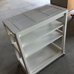 キッチンワゴン　ラック　棚　中古品の画像