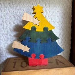 クリスマス積み木パズルの画像