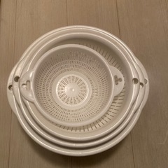 ボウル　ザル　キッチン用品の画像