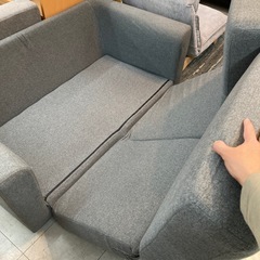 ニトリ　2人掛けソファーベッドの画像