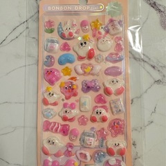  【新品未開封】星のカービィ ぷくぷく立体シール BONBON DROPsealボンボンドロップ大人気の画像
