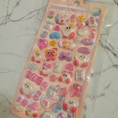  【新品未開封】星のカービィ ぷくぷく立体シール BONBON DROPsealボンボンドロップ大人気の画像