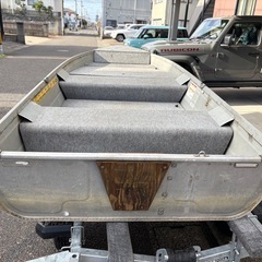 新潟市 シーニンフ アルミボート Vハル 12f 軽量 LOWEの画像