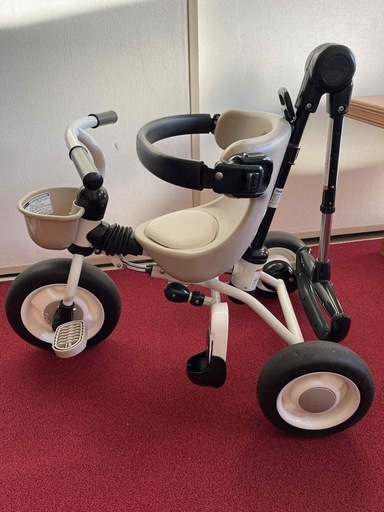 折りたたみおさんぽコンポ 楽天市場】折りたたみおさんぽコンポ グレー ハンドル付き 子供三輪車