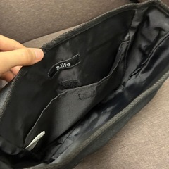 Harris tweed ショルダーバックの画像