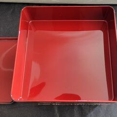 花柄の扇子の重箱 ３段 お重の画像