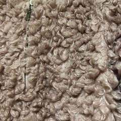 くすみピンク　アウター　ループふわふわの画像