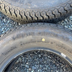 145R12 6PR ヨコハマタイヤ4本 値下げましたの画像