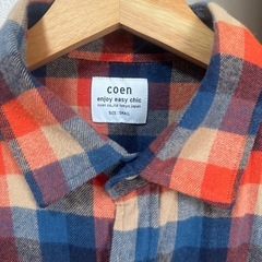 【ネルシャツ】【coen】の画像