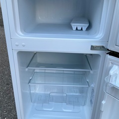 【RKGRE-615】特価！ハイセンス/Hisense/93L 冷凍冷蔵庫/HR-B95A/中古品/2021年製/店頭引取推奨商品/弊社近隣有料配達も可の画像