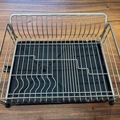 【譲ります！0円】T-faLケトル0.8L＆水切りラックの画像