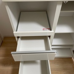 炊飯器置き付きキッチンカウンター　
カップボード　食品庫　　の画像