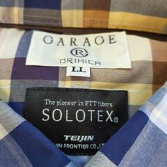 GARAGE SOLOTEX チェック柄シャツの画像