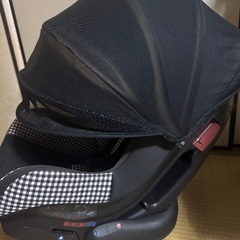ベビーカー　チャイルドシートセットの画像