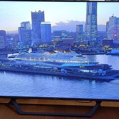 無料配送 美品 2022年ハイセンス 58V型 58U7FG 4K液晶テレビ HDR10 Youtube NETFLIX 多機能リモコン(288)の画像