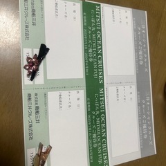 三井オーシャンクルーズ優待券2枚の画像