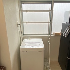 ランドリーラック 洗濯機上収納 ※洗濯機は付きません※の画像