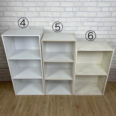 【まとめ売り】カラーボックス ６点セットの画像