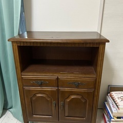 木材キャビネットの画像