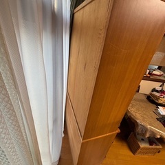 中古■食器棚 2段分割タイプ ■尾道市 引き取りの画像