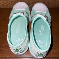 未使用！スイカ柄スリッポン 19cmの画像