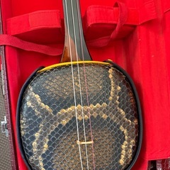 年末値下げです❗️三線黒檀（黒木）の画像