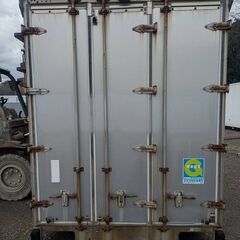 ♪八街A区SP82♪物置♪コンテナ♪訳有♪スライドドア付♪アルミ箱♪の画像