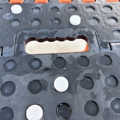 折りたたみの踏み台の画像