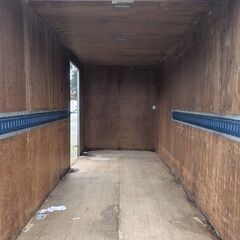 ♪八街A区SP82♪物置♪コンテナ♪訳有♪スライドドア付♪アルミ箱♪の画像