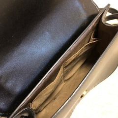 タッセル付きショルダーバッグ　黒の画像