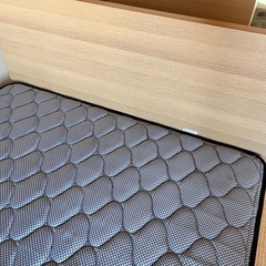 ニトリ セミダブルベッド BENT /ベント コイルスプリング マットレス フィルザⅡ セットで！ すのこベッド 中古品 ④の画像