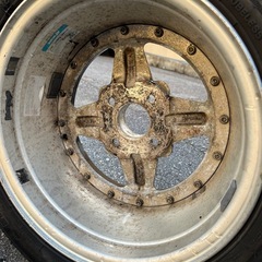 ワーク エクイップ 14インチ 4本 タイヤ付きの画像