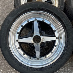 ワーク エクイップ 14インチ 4本 タイヤ付きの画像