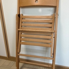 折りたたみ椅子　IKEAの画像