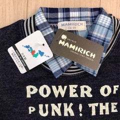 チェックシャツとベストの2点セット　未使用品の画像