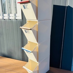 分別ゴミ箱 4段 組み替え可能 1段 2段 3段 ダストボックス ゴミ箱の画像
