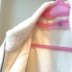 女の子の140cm綿入りアウターの画像