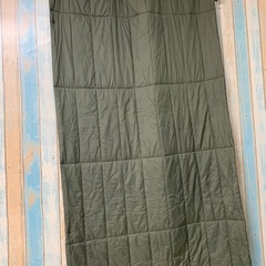 UNIQLO ユニクロ パデッドブランケット オリーブ グリーンの画像