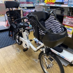 ⚠️訳あり⚠️バッテリー不良⚠️動作未確認🌟現状販売🚲Panasonic ギュット・ミニ 20インチ電動アシスト自転車🚲ELMD03  2017年製 電動自転車 GYUTTO パナソニック 子供乗せ 前後 ジャンク アシストしません‼️NO.2230F  の画像