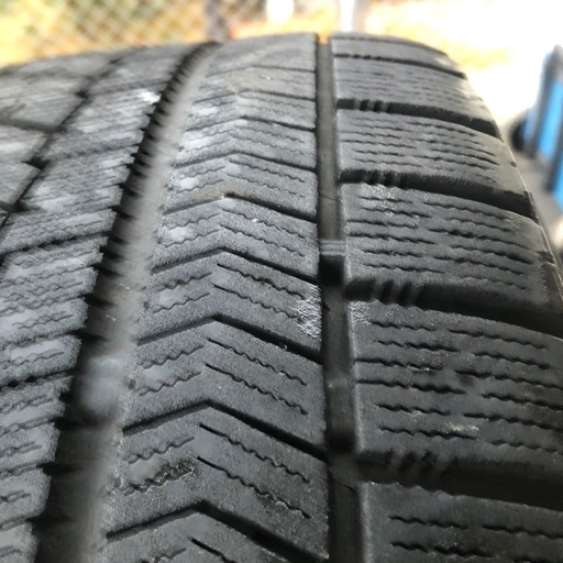 BRIDGESTON BLIZZAK VRX 195/55R16 スタッドレスタイヤ　CR-Z純正ホイール(自家塗装ホワイト) 4本セ
