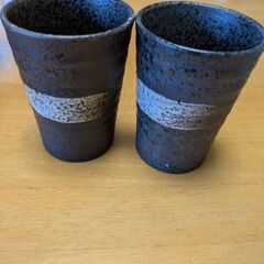 コップ　陶器の画像
