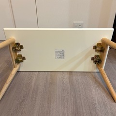 【価格相談可】アイリスオーヤマ(IRIS OHYAMA)　折り畳みローテーブル　ナチュラル　の画像