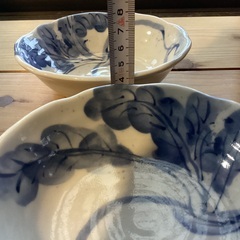 有吉窯　小皿　ボウル　2個　かぶの絵柄の画像