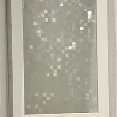 IKEA OXBERG 22715 白　扉のみ　ガラスの画像