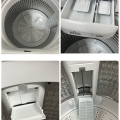 R504 ☀️ 2023年製の高年式♪ Haier 洗濯機（洗濯4.5㎏) JW-U45A ⭐ 動作確認済 ⭐ クリーニング済の画像