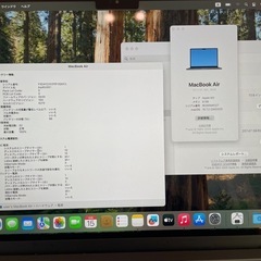 Apple MacBook Air M3 8GB 256GB BT100%の画像